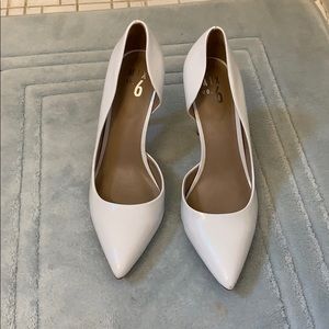 White pumps